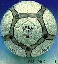 soccer ball / gold cup